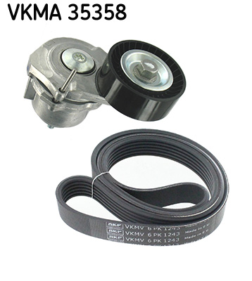 SKF VKMA 35358 Hosszbordásszíj készlet